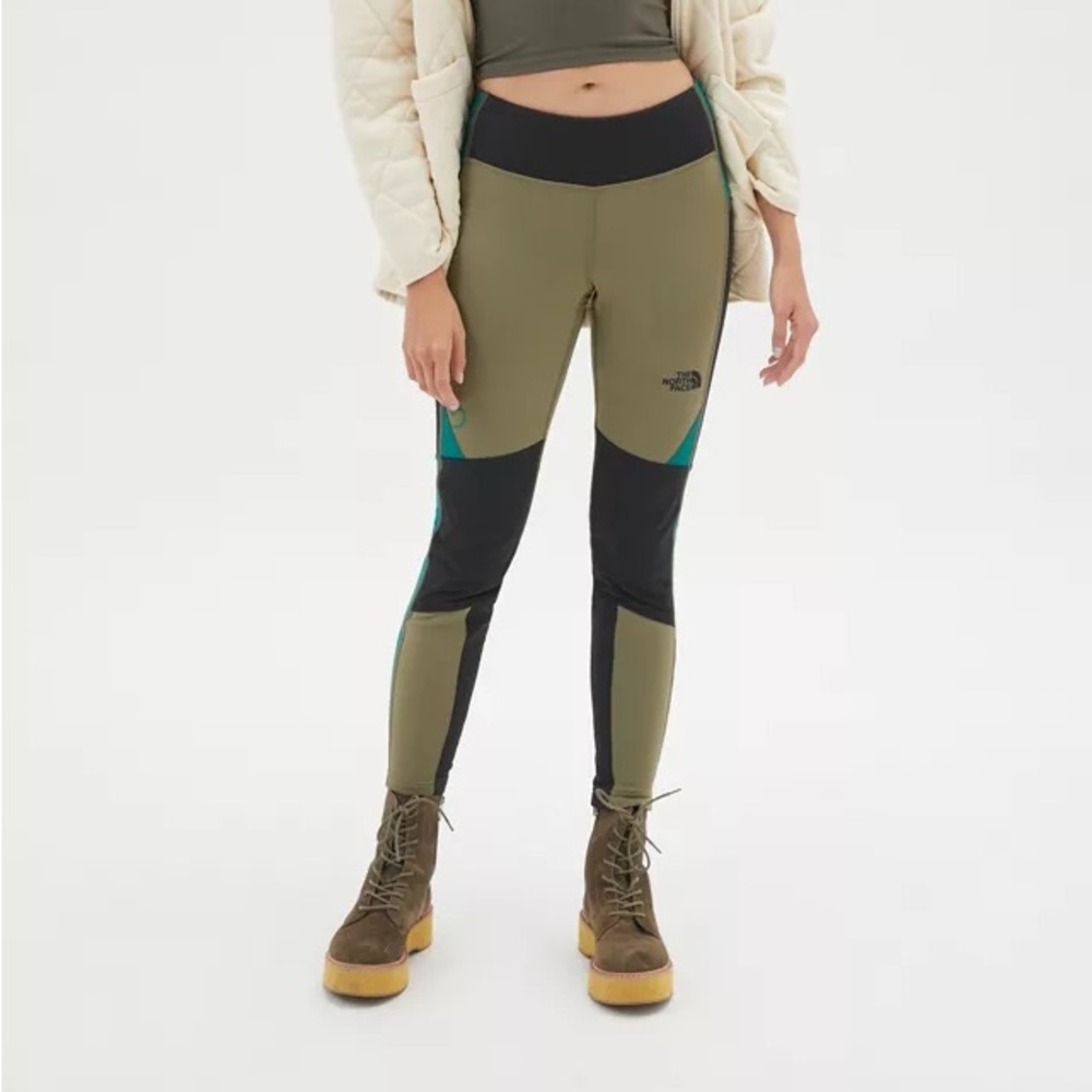 The North Face steep tech fleece lined leggings - small, like new
